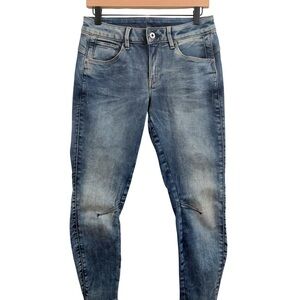 G-Star Faded Blue Skinny Jeans